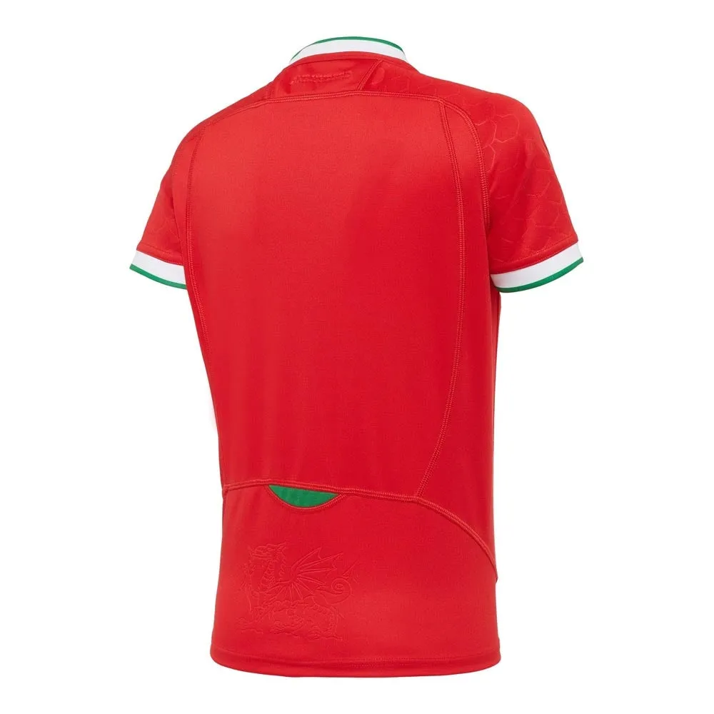 2020-2021 Wales Home Poly Replica Rugby Shirt (Kids)