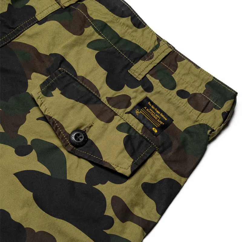 A Bathing Ape 1st Camo 6 Pocket Pant - Green