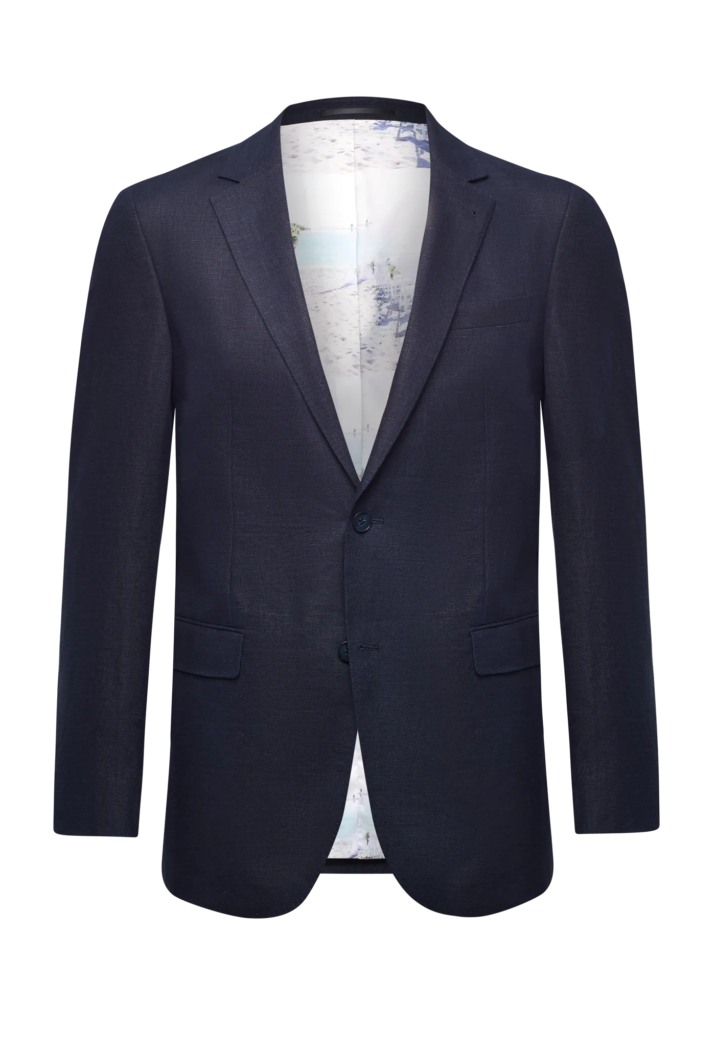 Abram Navy-SL7-Linen Jacket