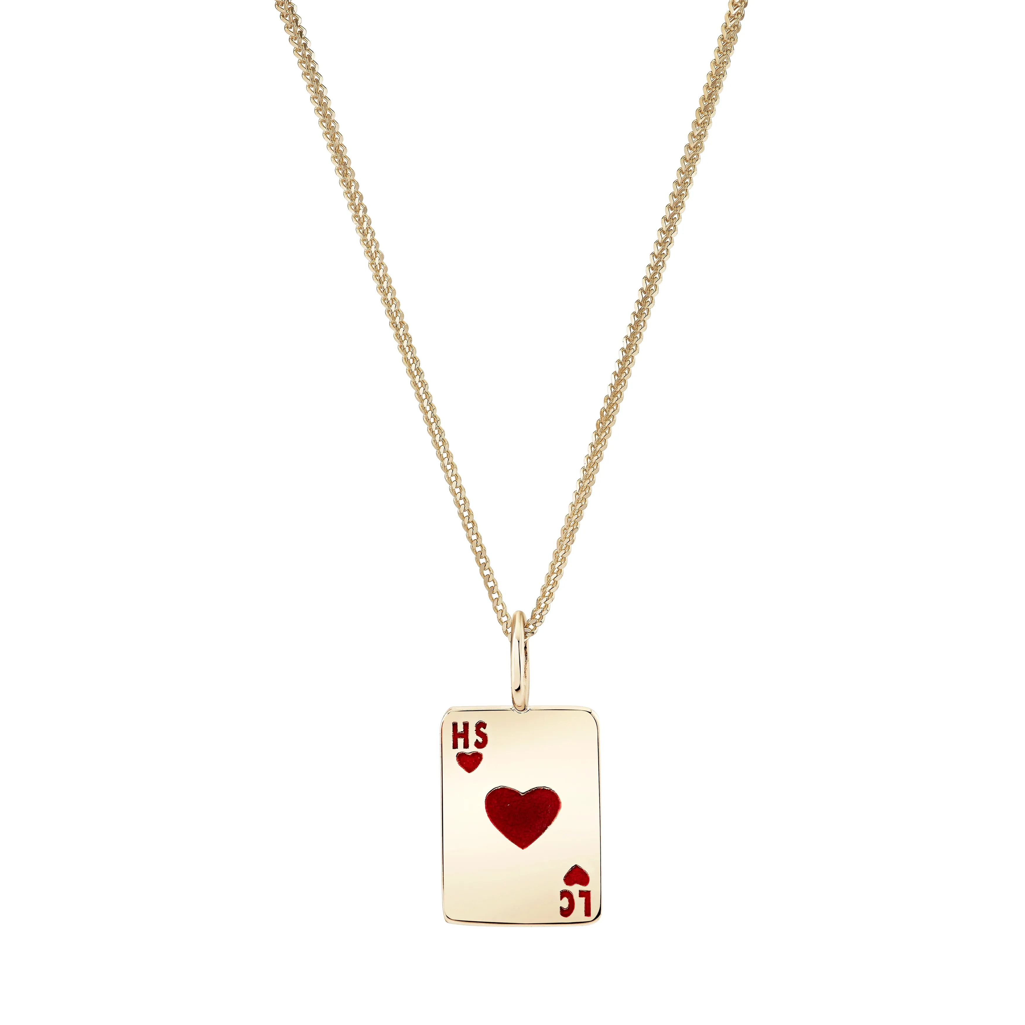 Ace of Hearts Enamel Charm