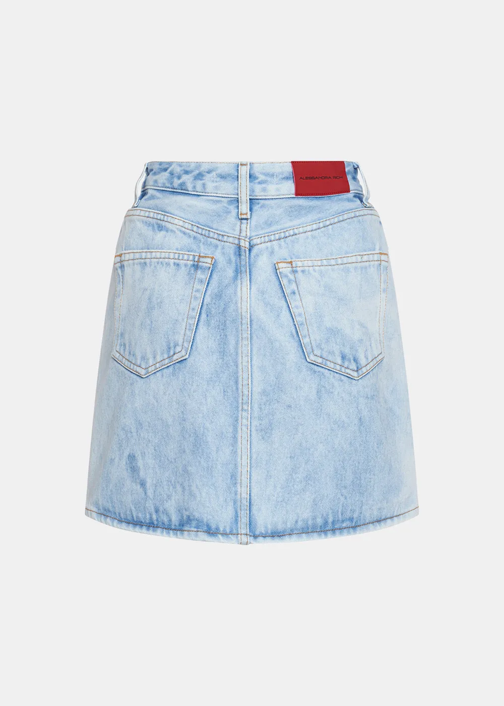 Acid Blue Denim Skirt