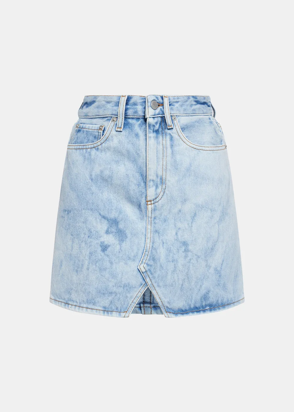 Acid Blue Denim Skirt