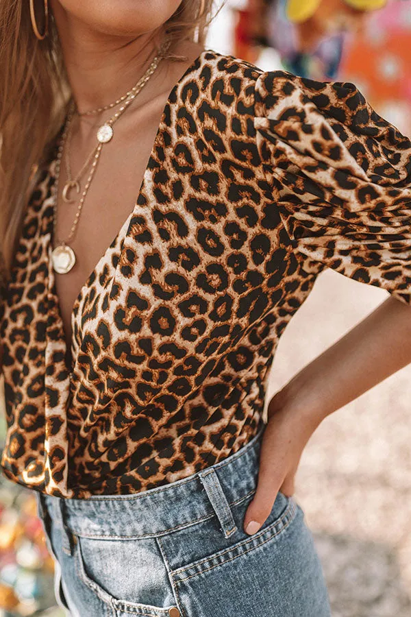 Aim To Please Leopard Bodysuit