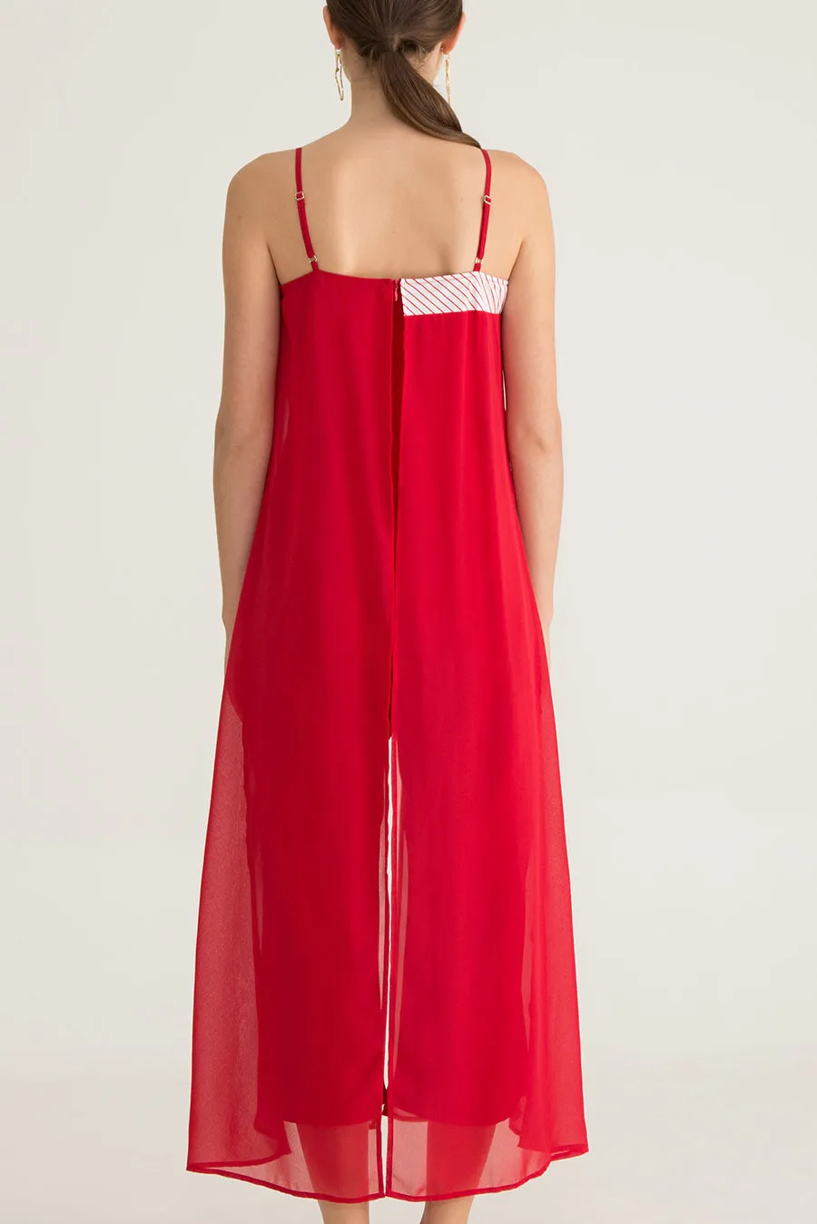 Aimy Luxe Overlay Jumpsuit