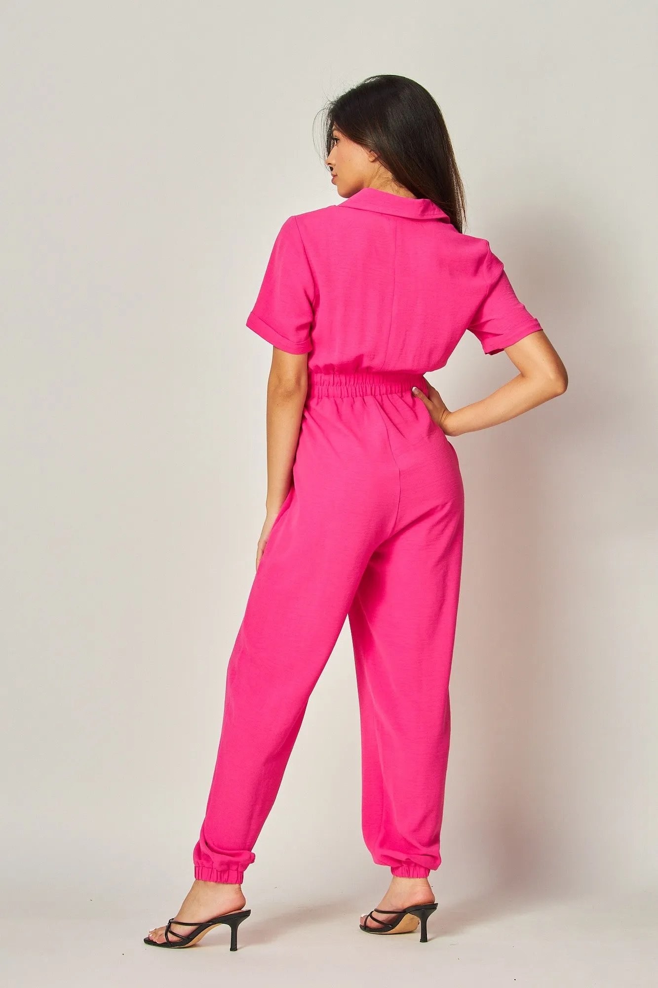 Airflow Front Zip Closure Jumpsuit - Final Sale