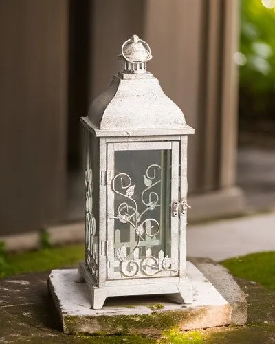 Albescent Vintage Hanging Lantern - Large