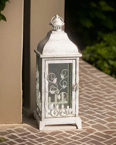 Albescent Vintage Hanging Lantern - Large