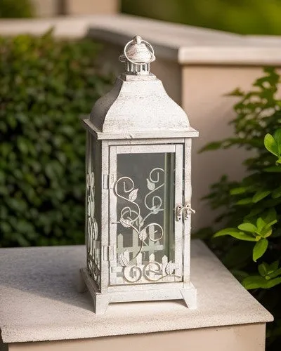 Albescent Vintage Hanging Lantern - Large