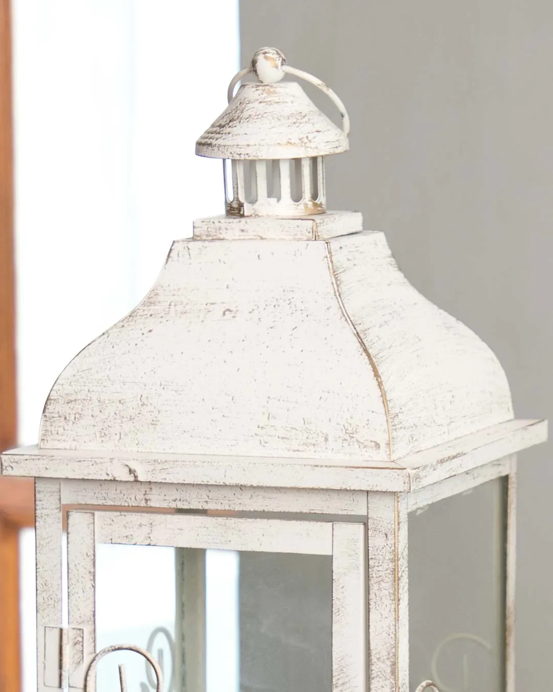 Albescent Vintage Hanging Lantern - Large