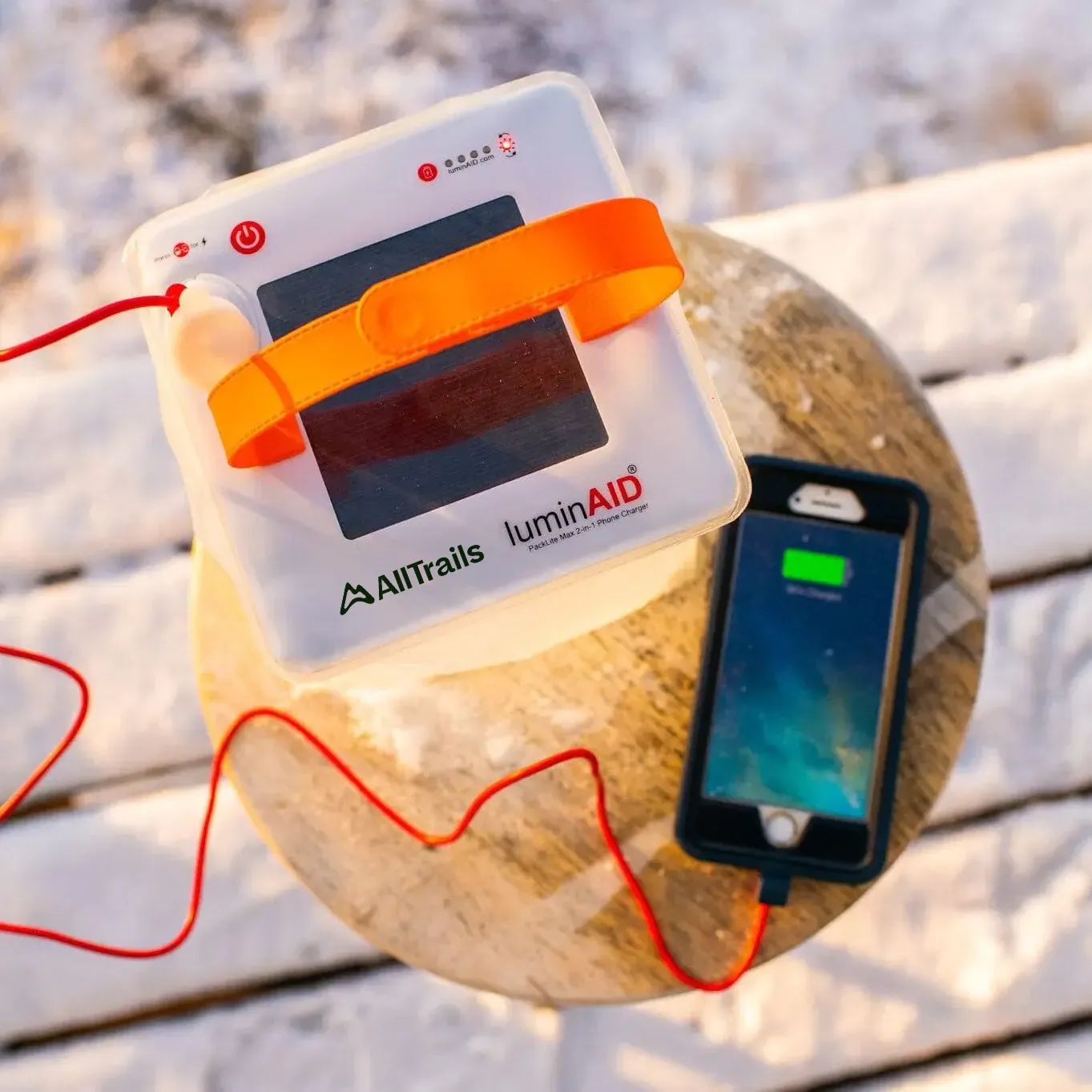 AllTrails × Luminaid Max Solar Lantern and Charger