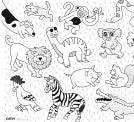 Animals - Coloring Pocket