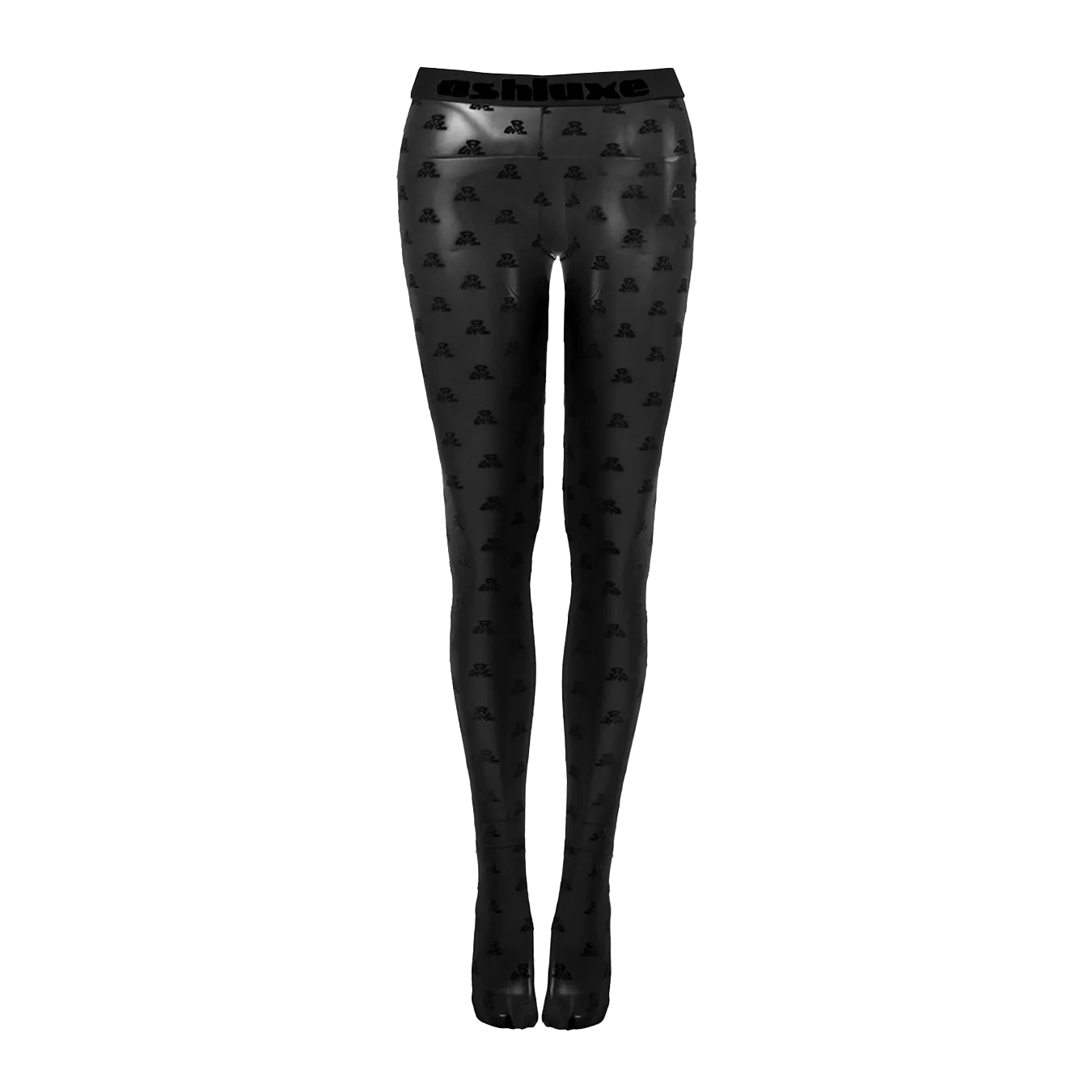 Ashluxe Mesh Unbranded Body Leggings - Black