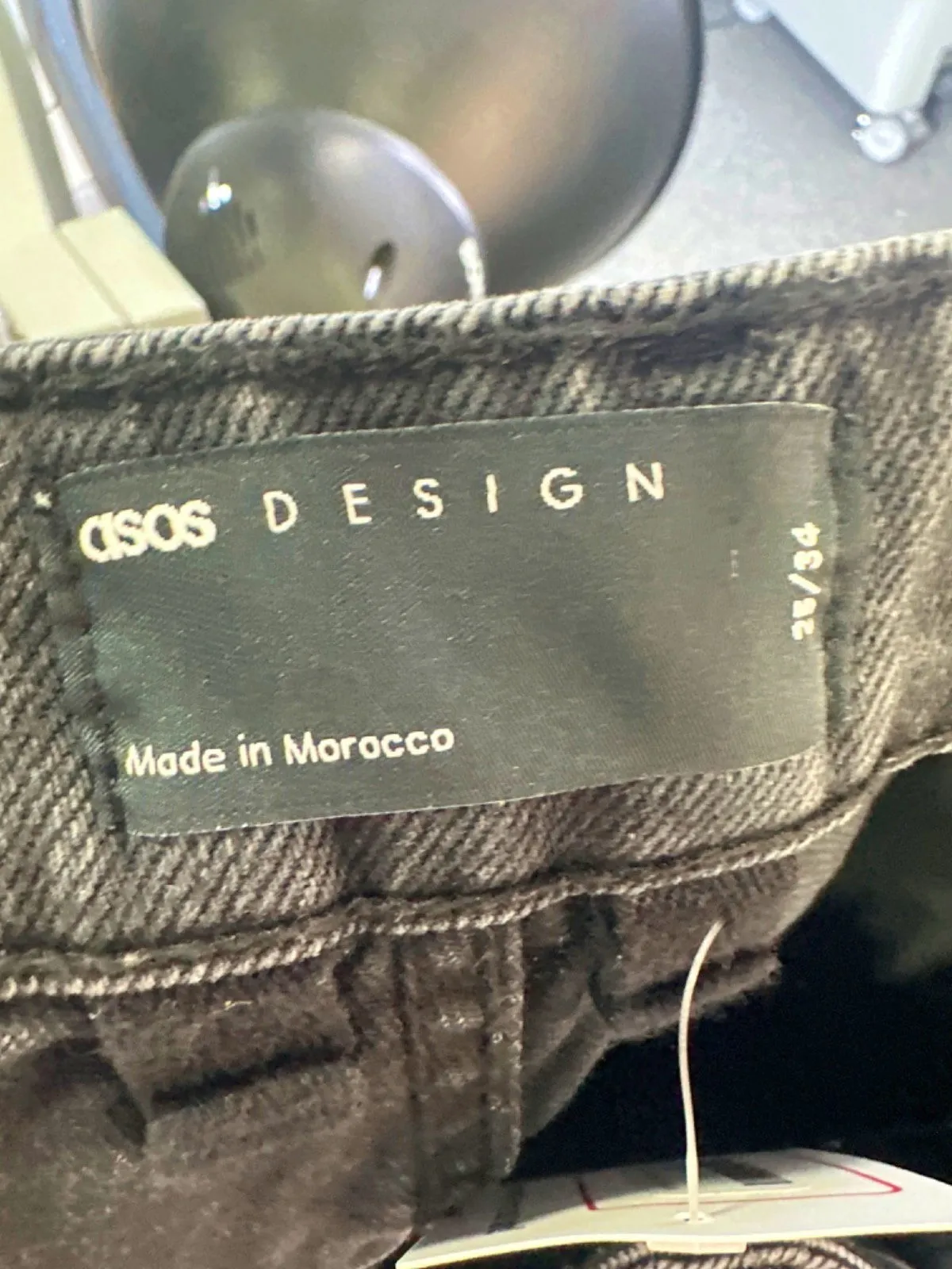 ASOS Black Jeans W25 L34