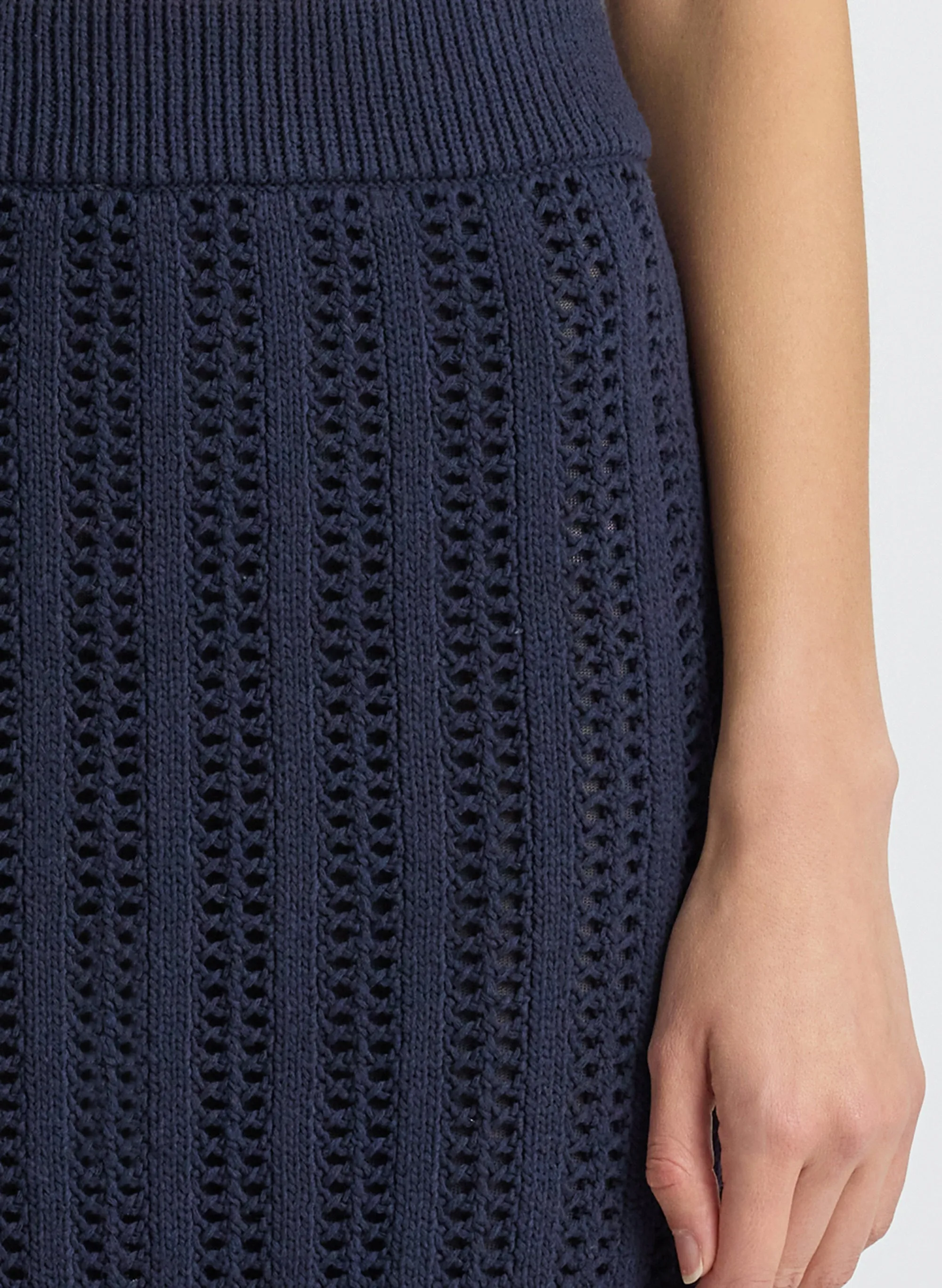 Aurora Crochet Midi Skirt