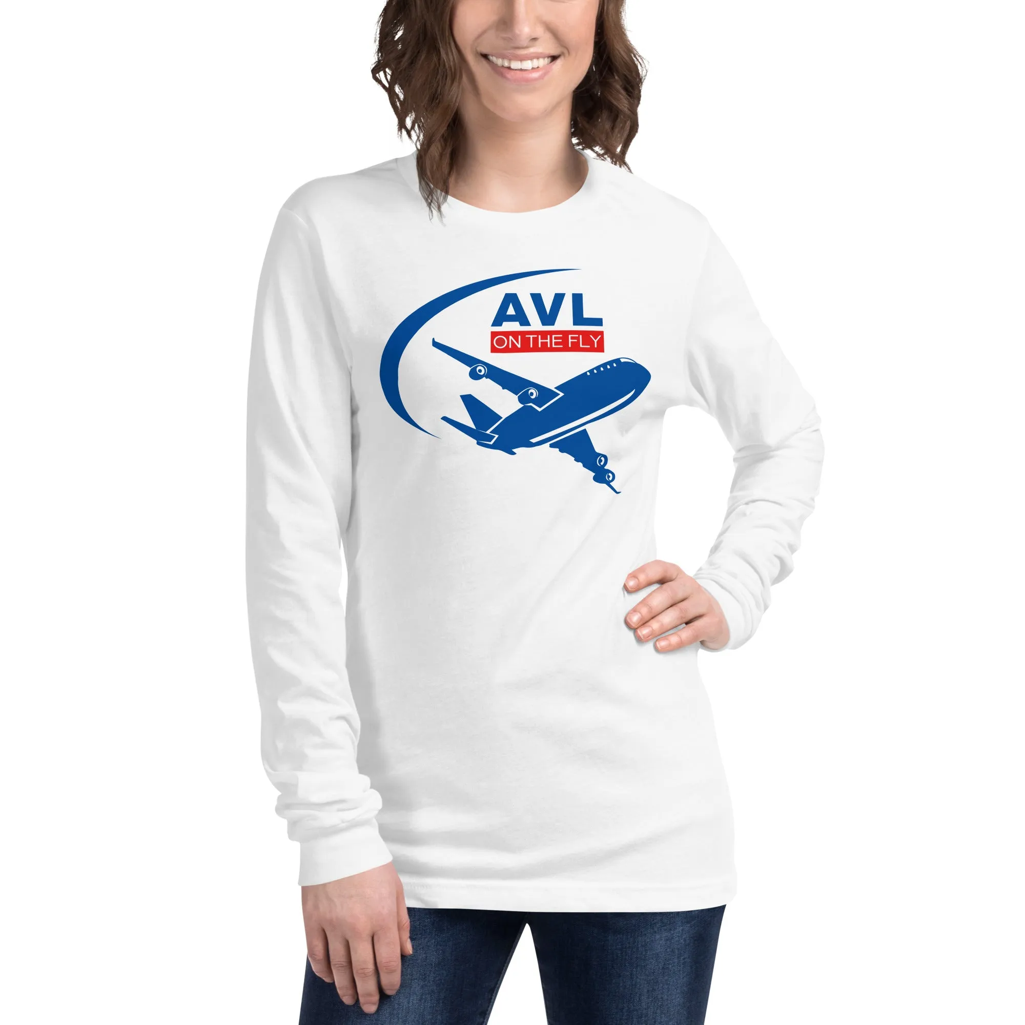 AVL ON THE FLY (BLUE) Unisex Long Sleeve Tee