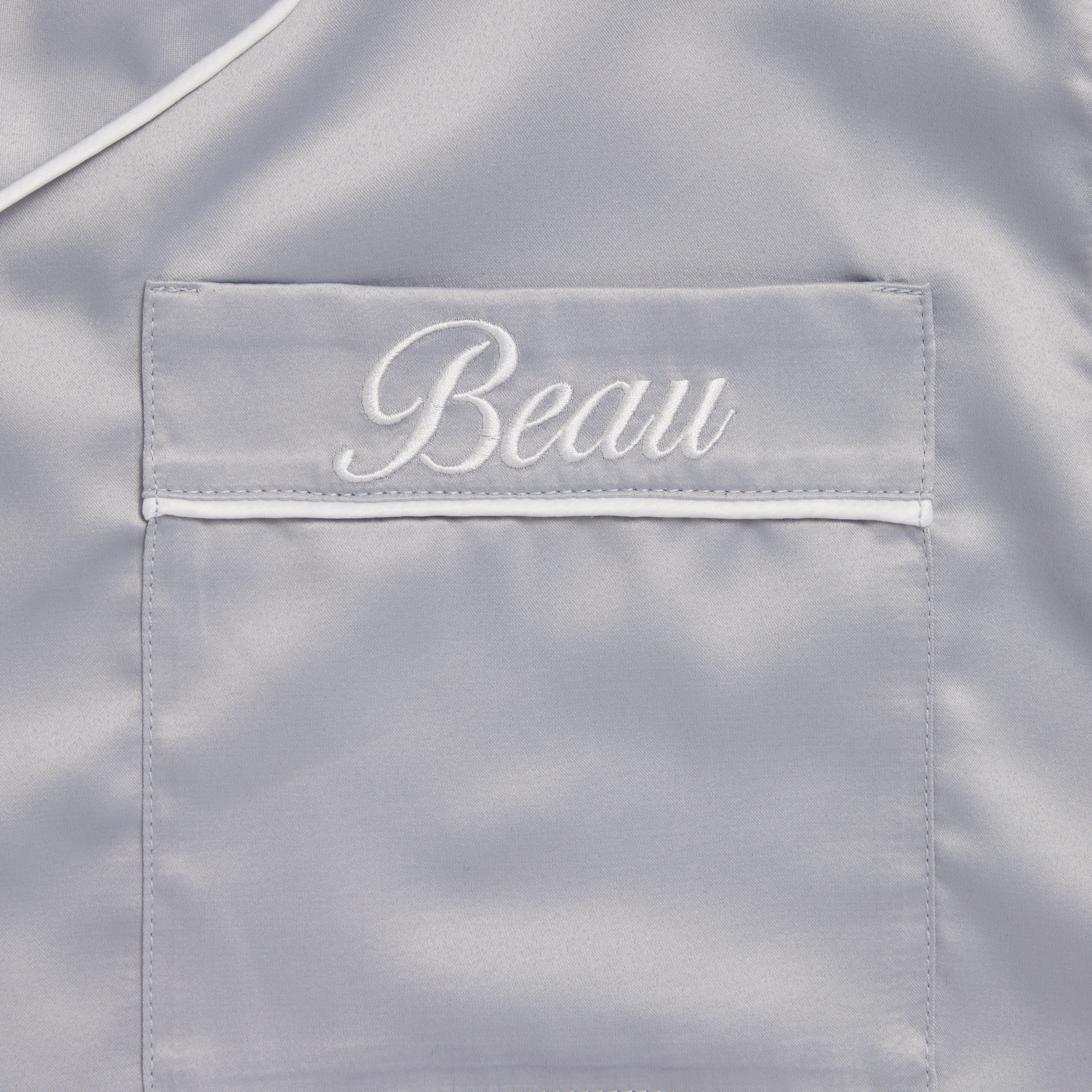 Beau Embroidered Pajama Set