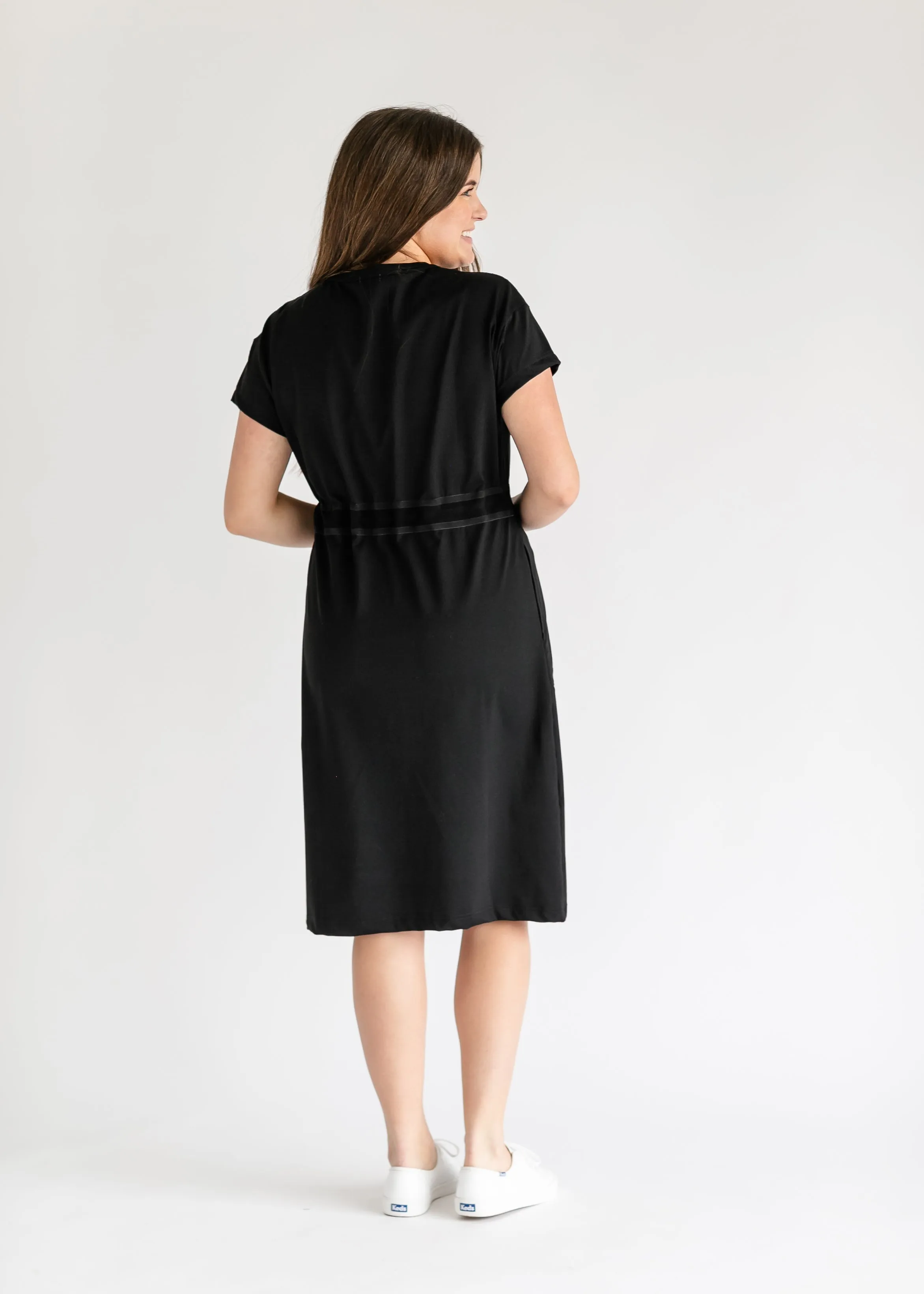 Becca Cinch Waist Athletic Midi Dress - FINAL SALE