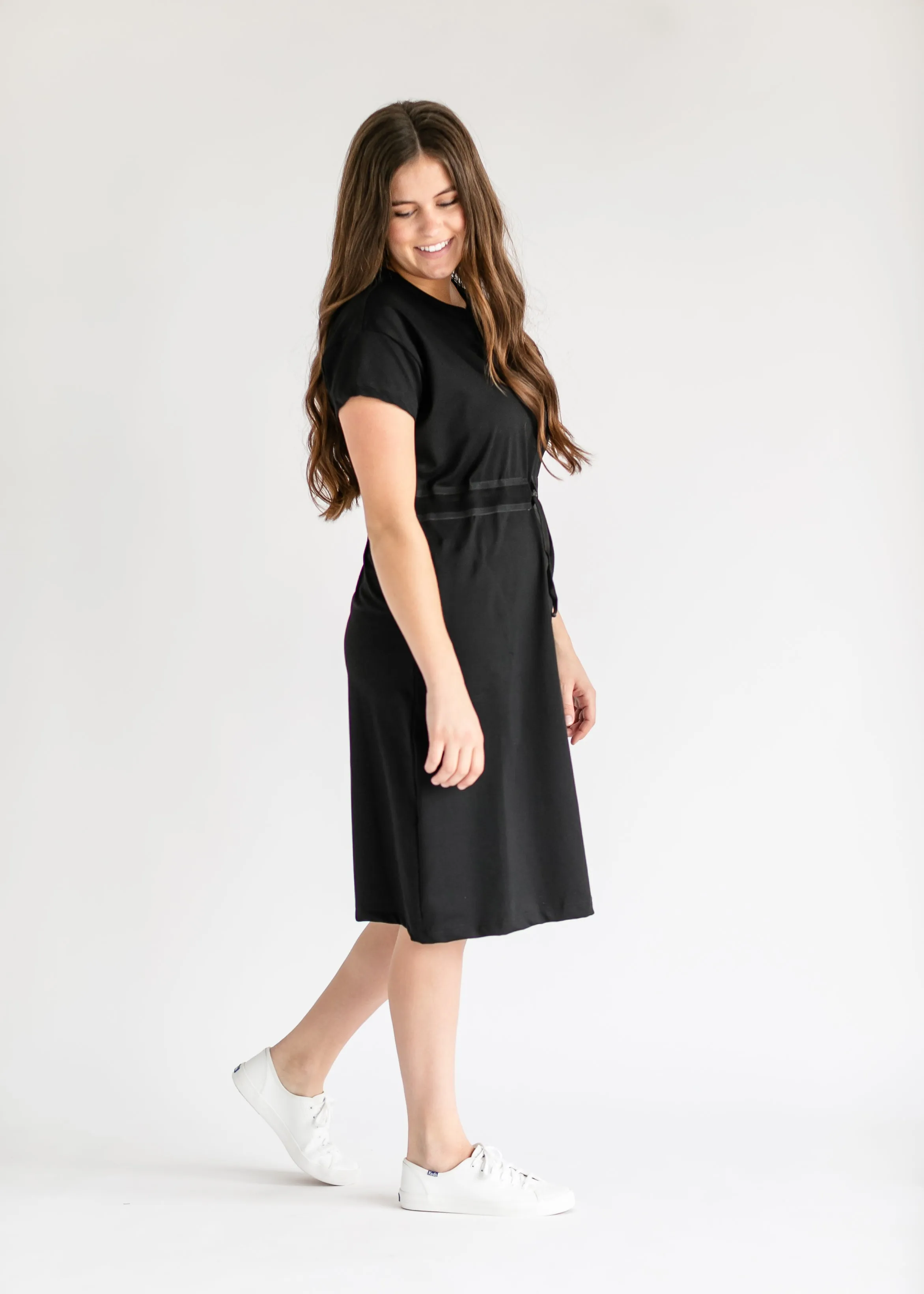 Becca Cinch Waist Athletic Midi Dress - FINAL SALE