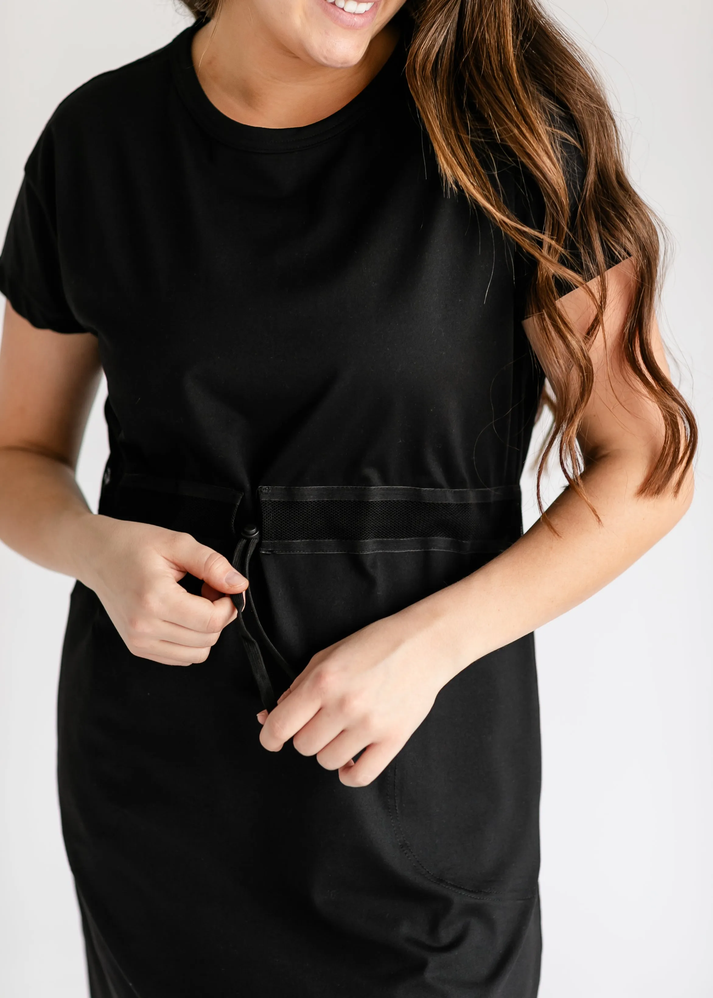 Becca Cinch Waist Athletic Midi Dress - FINAL SALE