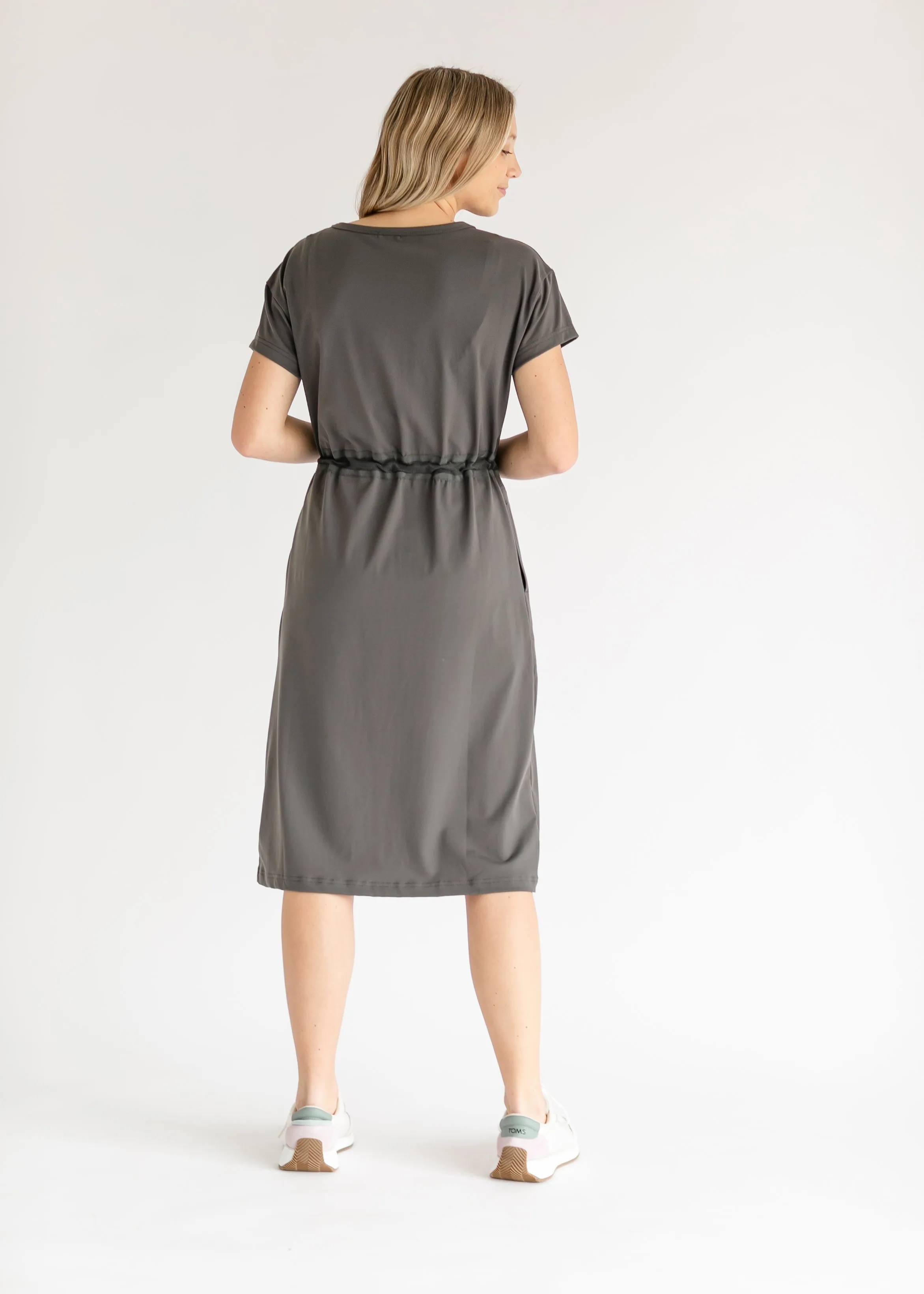 Becca Cinch Waist Athletic Midi Dress - FINAL SALE