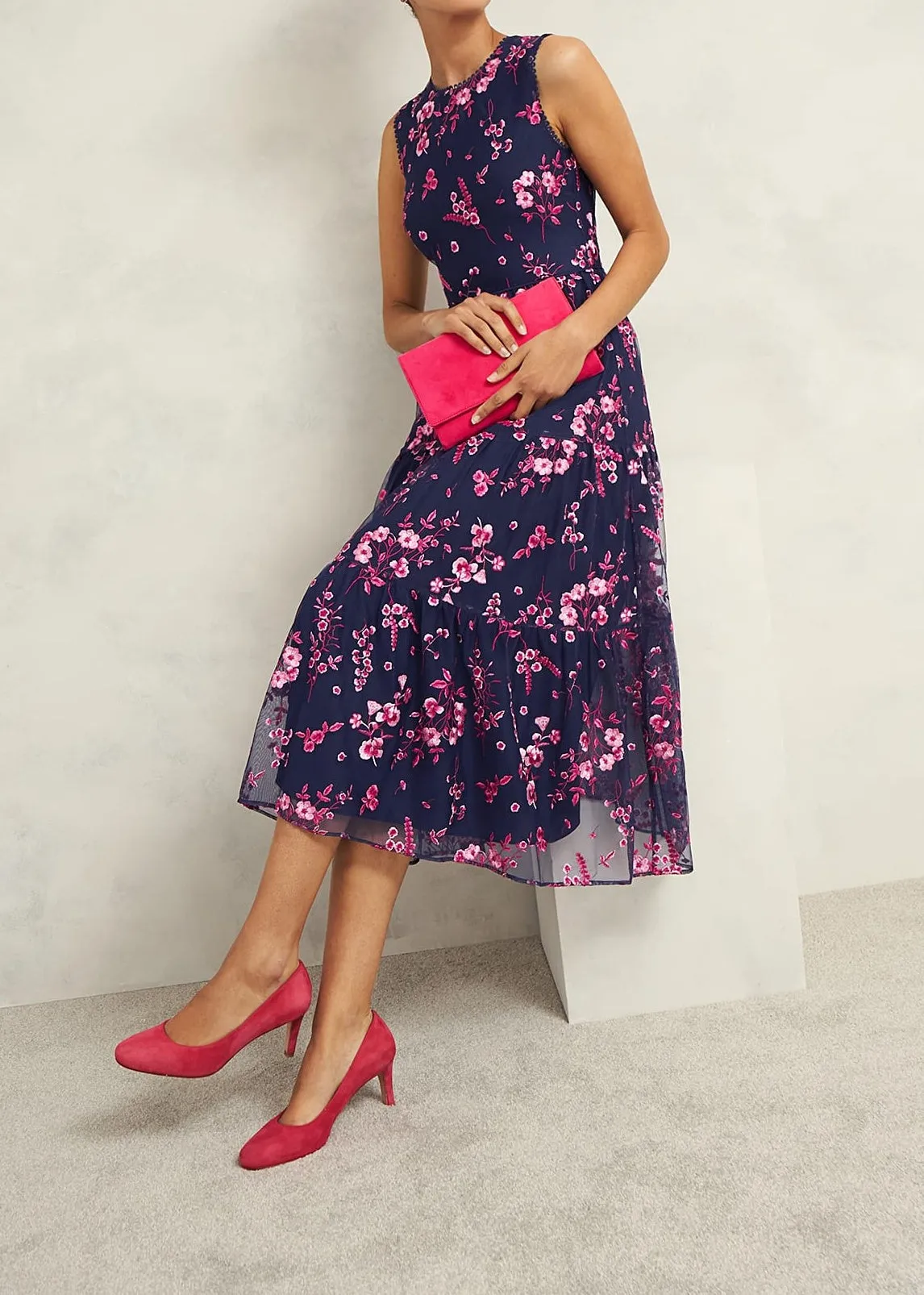 Bethany Dress 0224/5428/9045l00 Navy-Pink