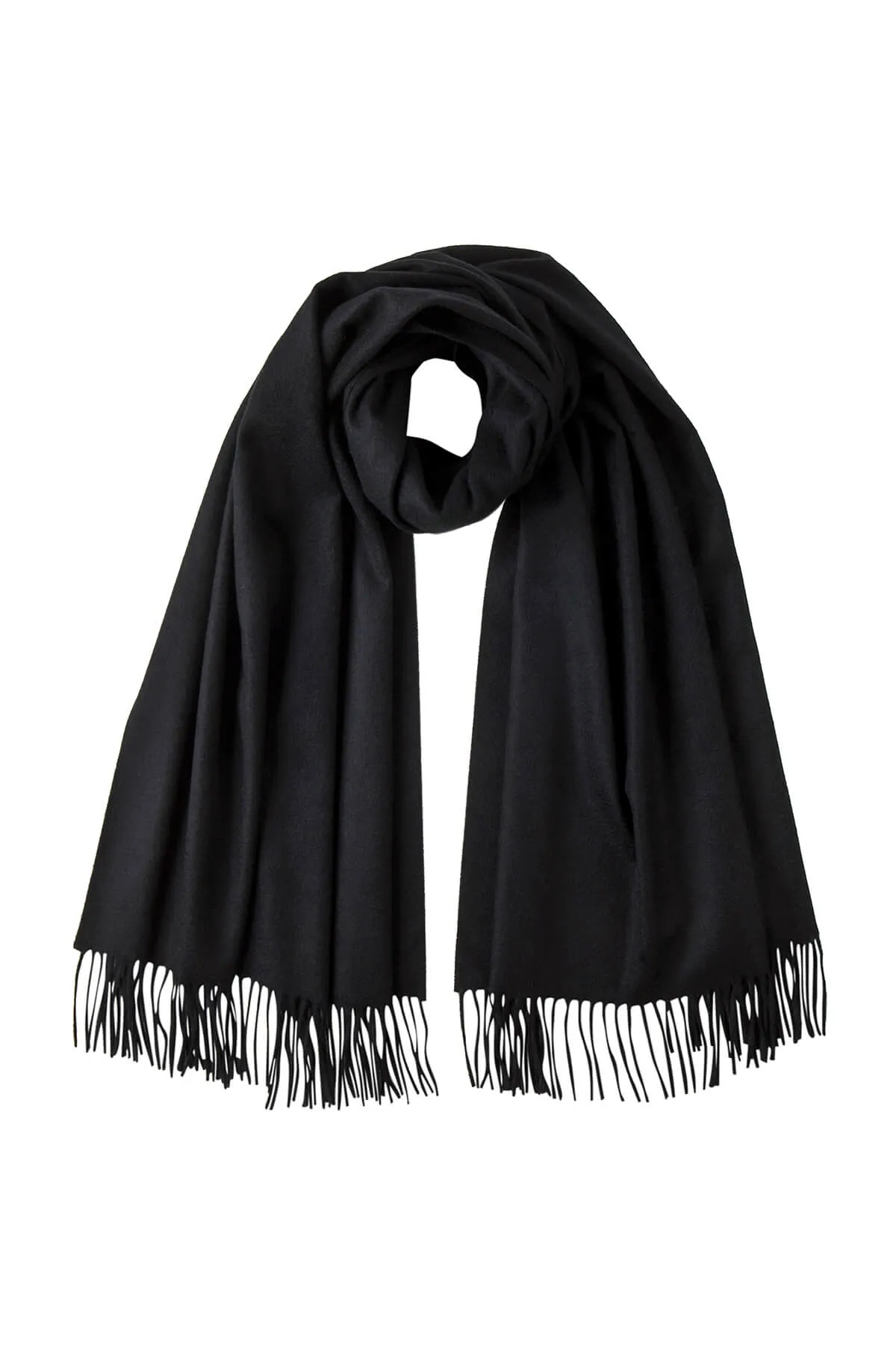 Black Cashmere Stole