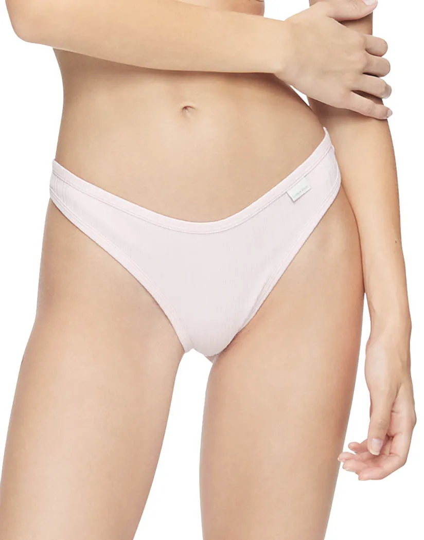 Calvin Klein Women Ribbed Thong QD3884