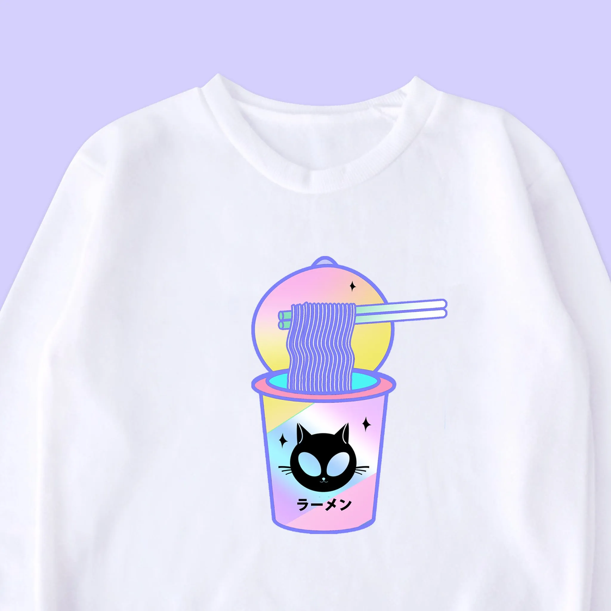 Cat Alien Cup Ramen jumper