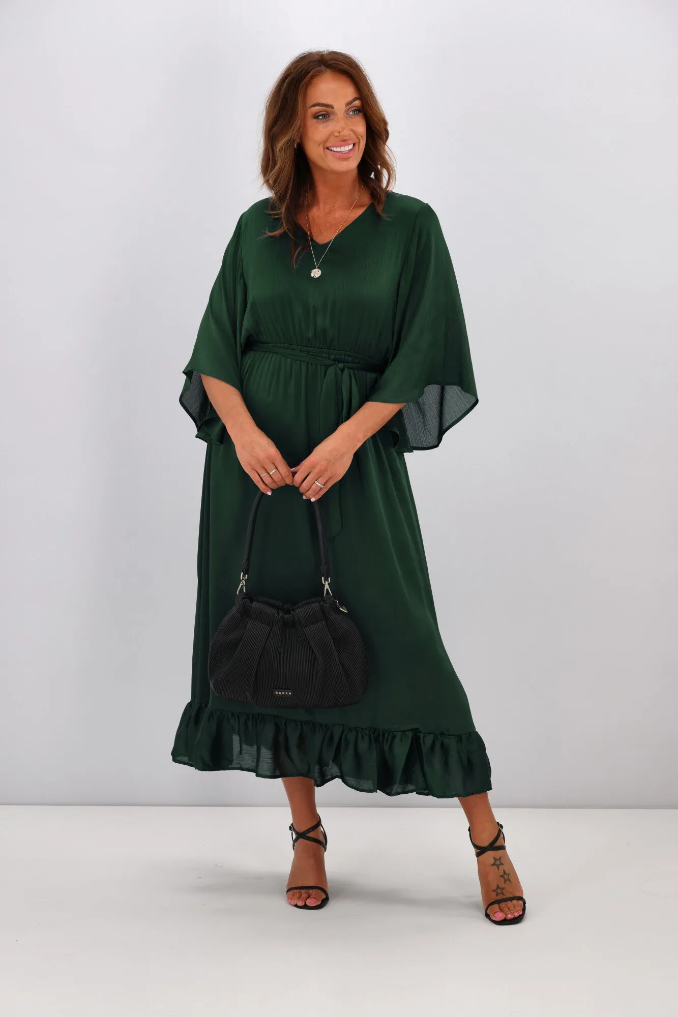 Celebration by Shine On Chelsea Dress Green