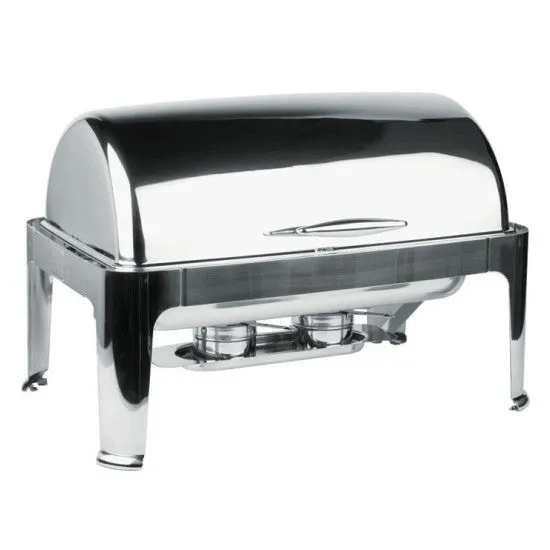 Chafing Dish - Roll Top Silver