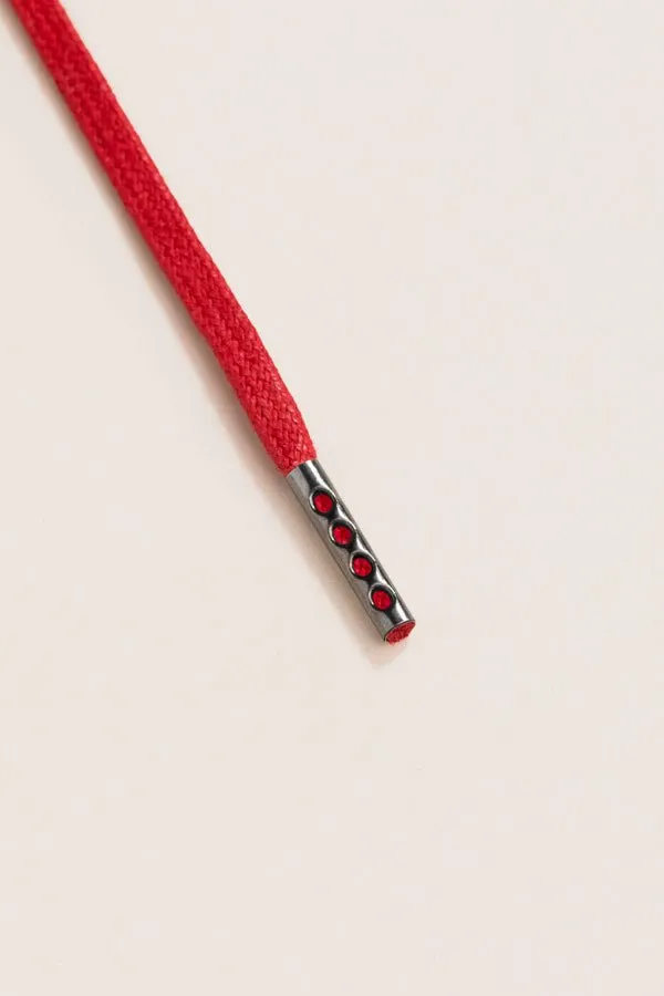 Cherry | Round Waxed Shoelaces