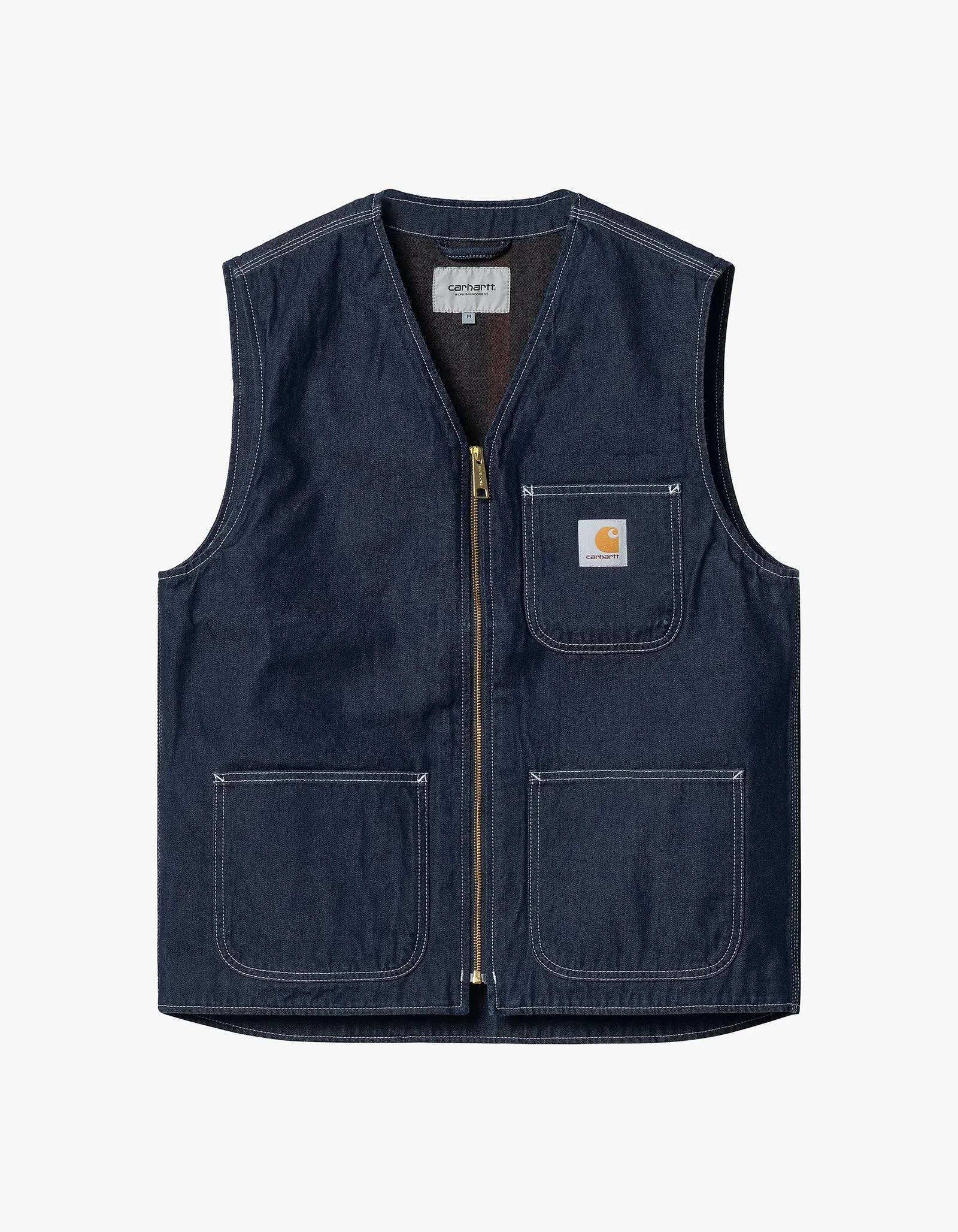 Chore Vest - Blue One Wash