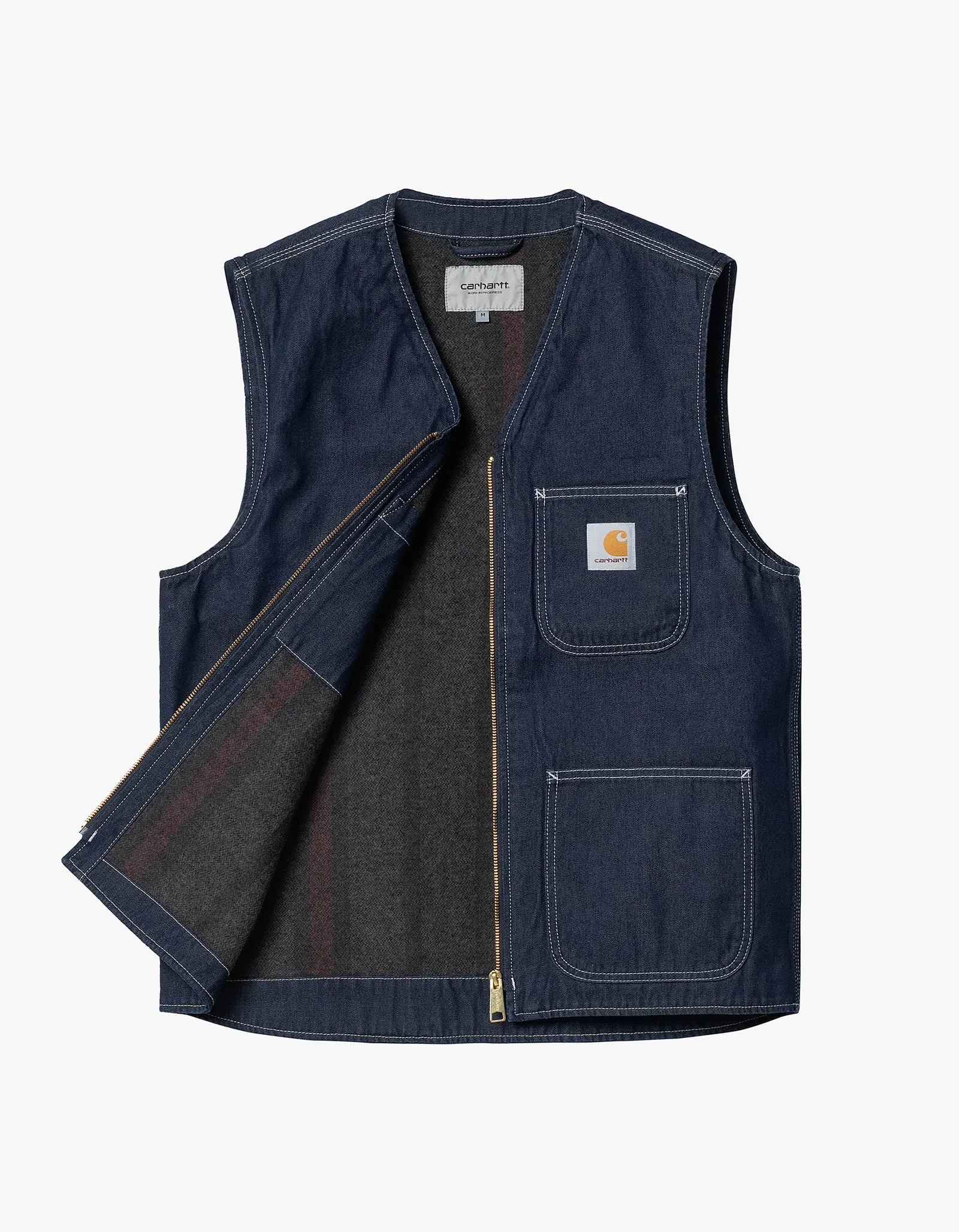 Chore Vest - Blue One Wash