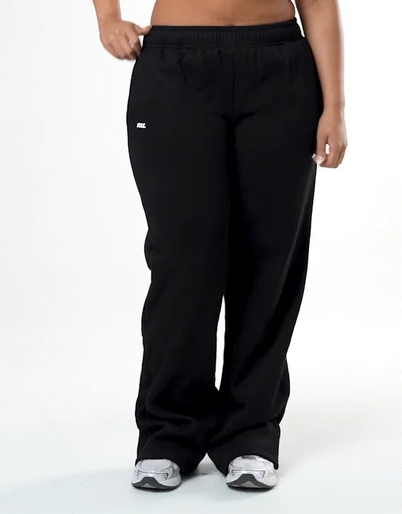 Classic Straight Leg Jogger - Black