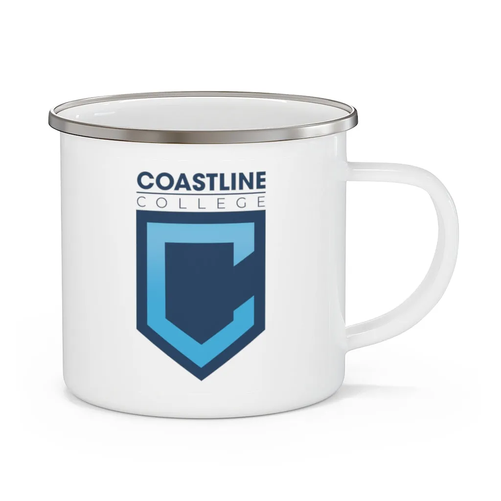 Coastline Earth Day Enamel Camping Mug