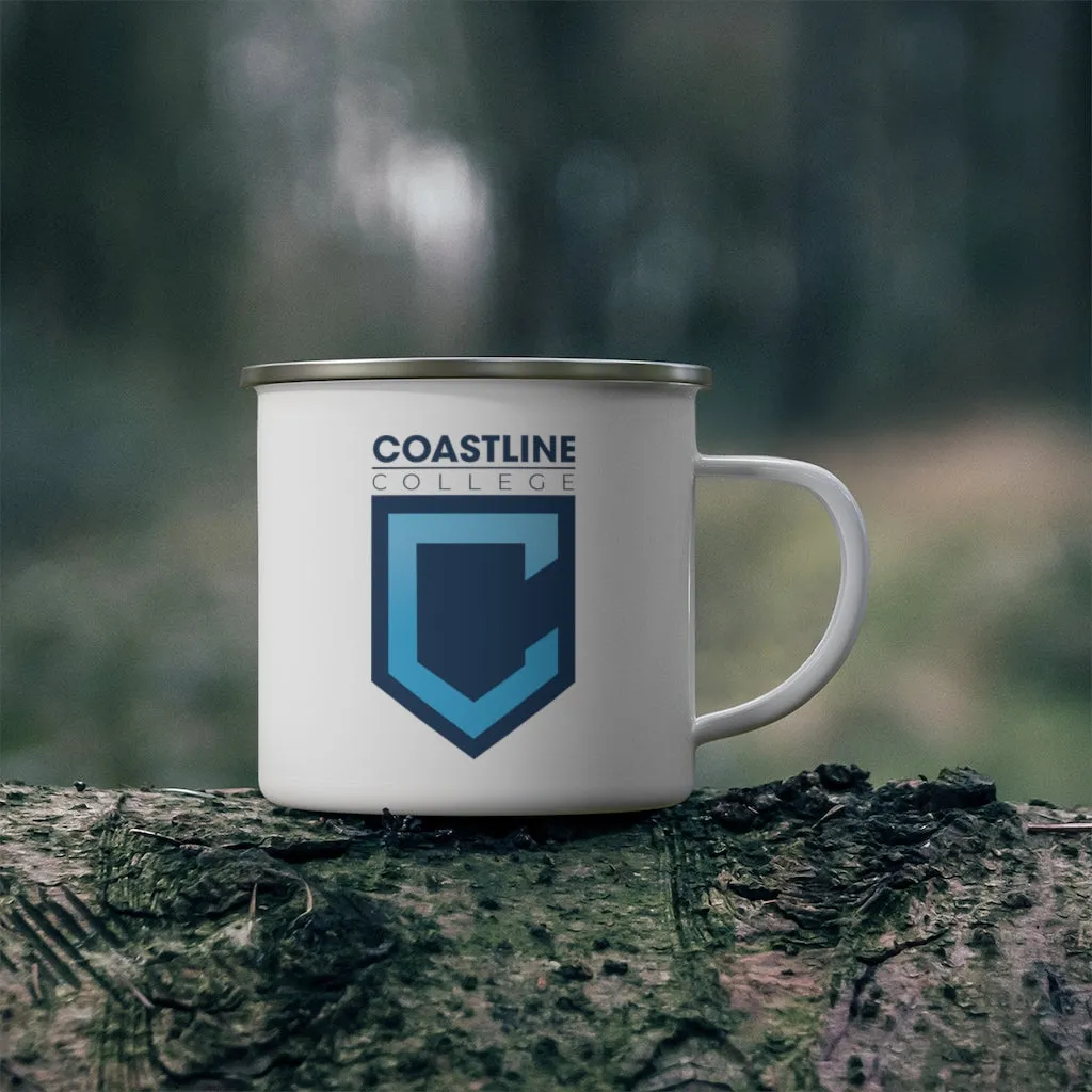 Coastline Earth Day Enamel Camping Mug