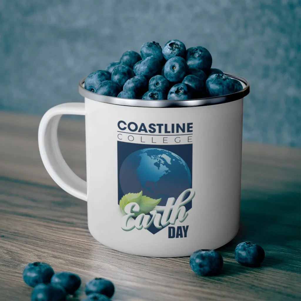 Coastline Earth Day Enamel Camping Mug