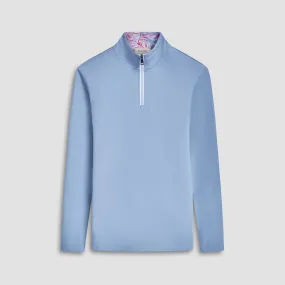 Contrast Performance Quarter-Zip Pullover