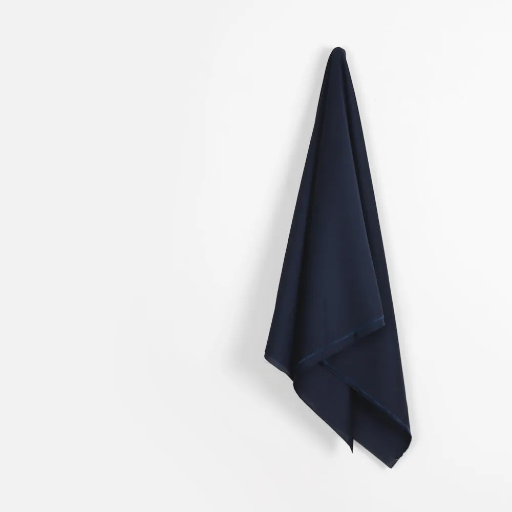 Cotton / Viscose Grosgrain - Dark Navy