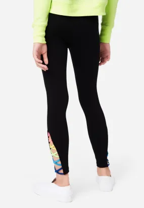 Crisscross Cutout Full-Length Leggings