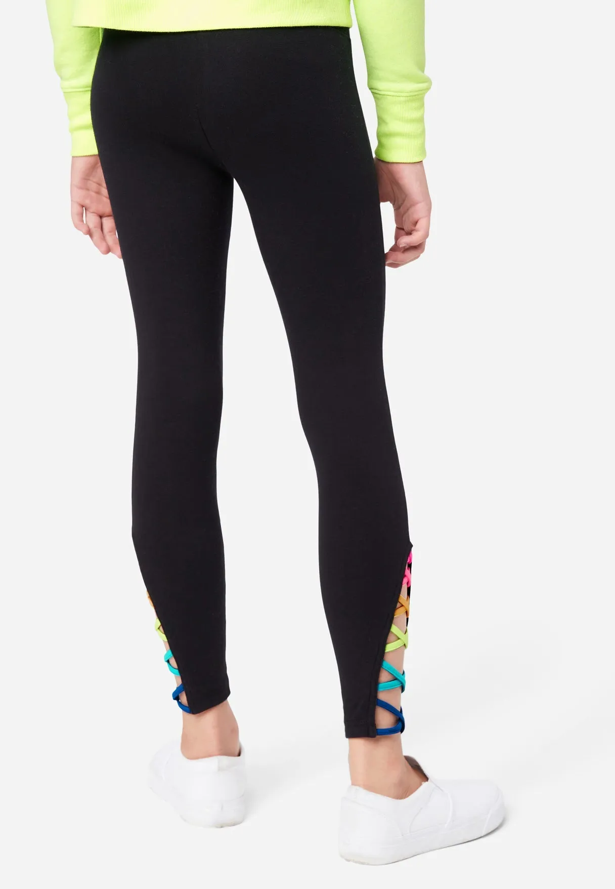 Crisscross Cutout Full-Length Leggings