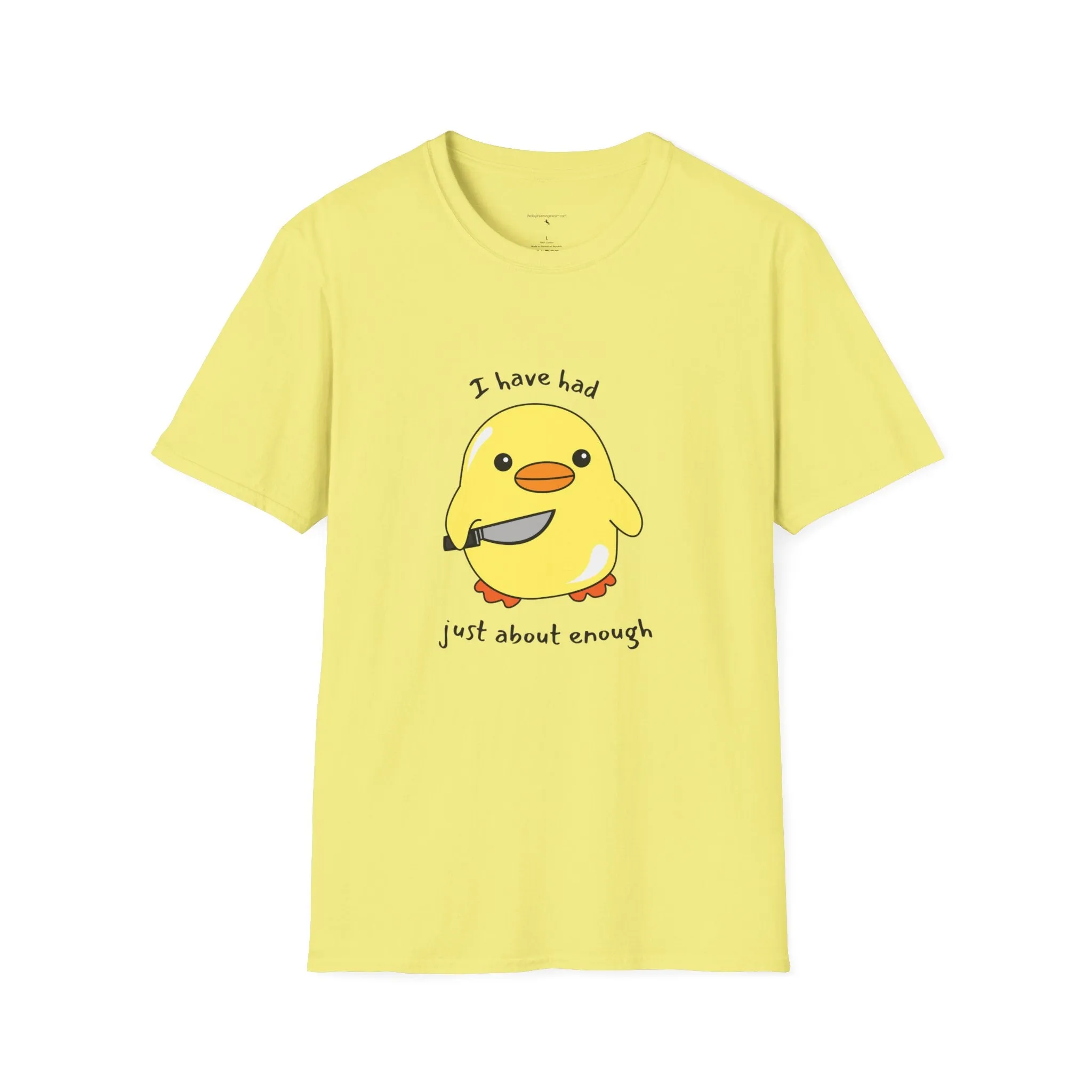 Cute Angry Chick Unisex Softstyle T-Shirt