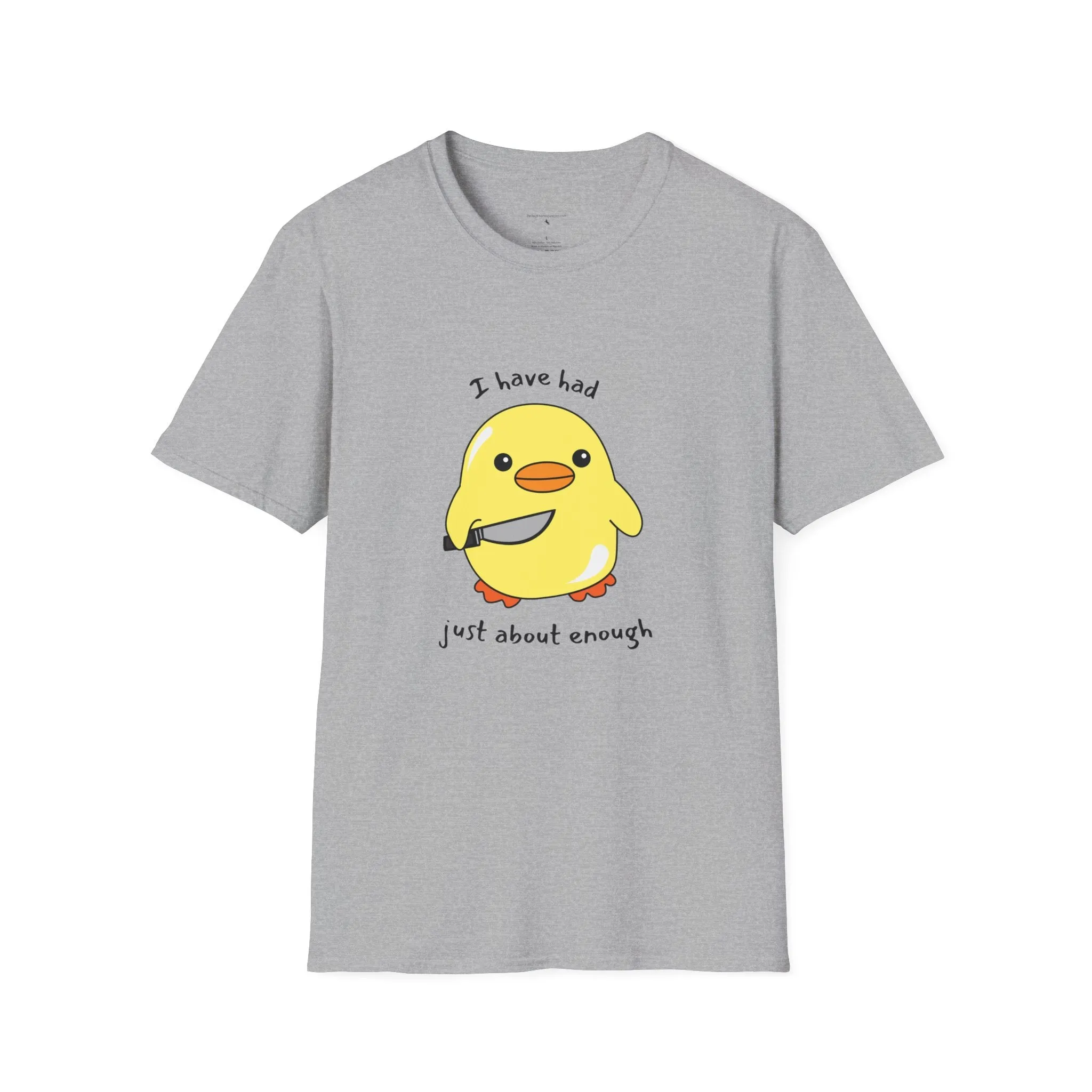 Cute Angry Chick Unisex Softstyle T-Shirt