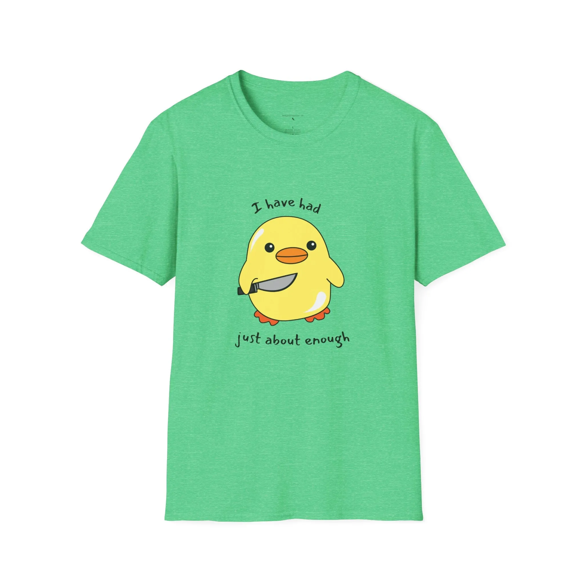 Cute Angry Chick Unisex Softstyle T-Shirt