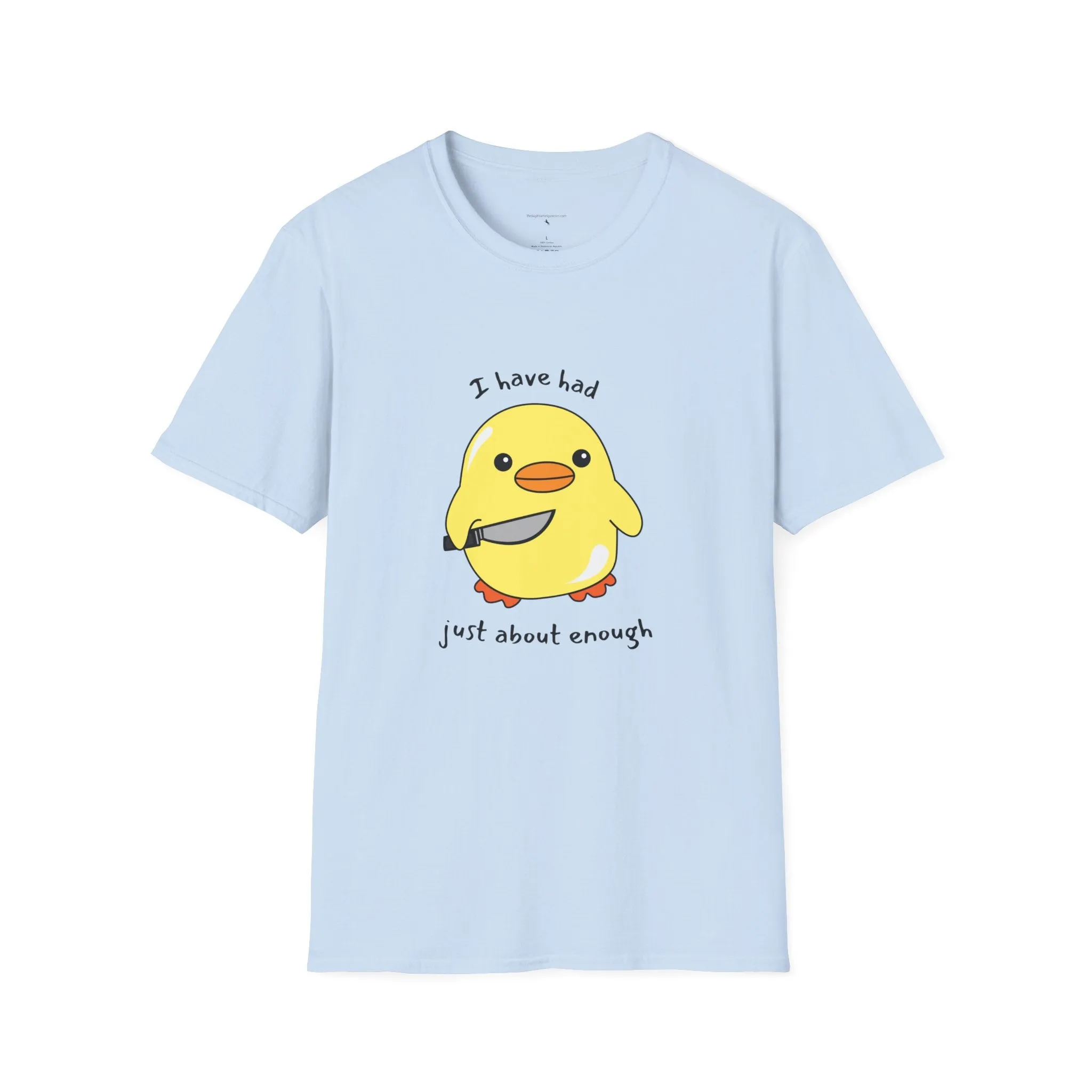 Cute Angry Chick Unisex Softstyle T-Shirt