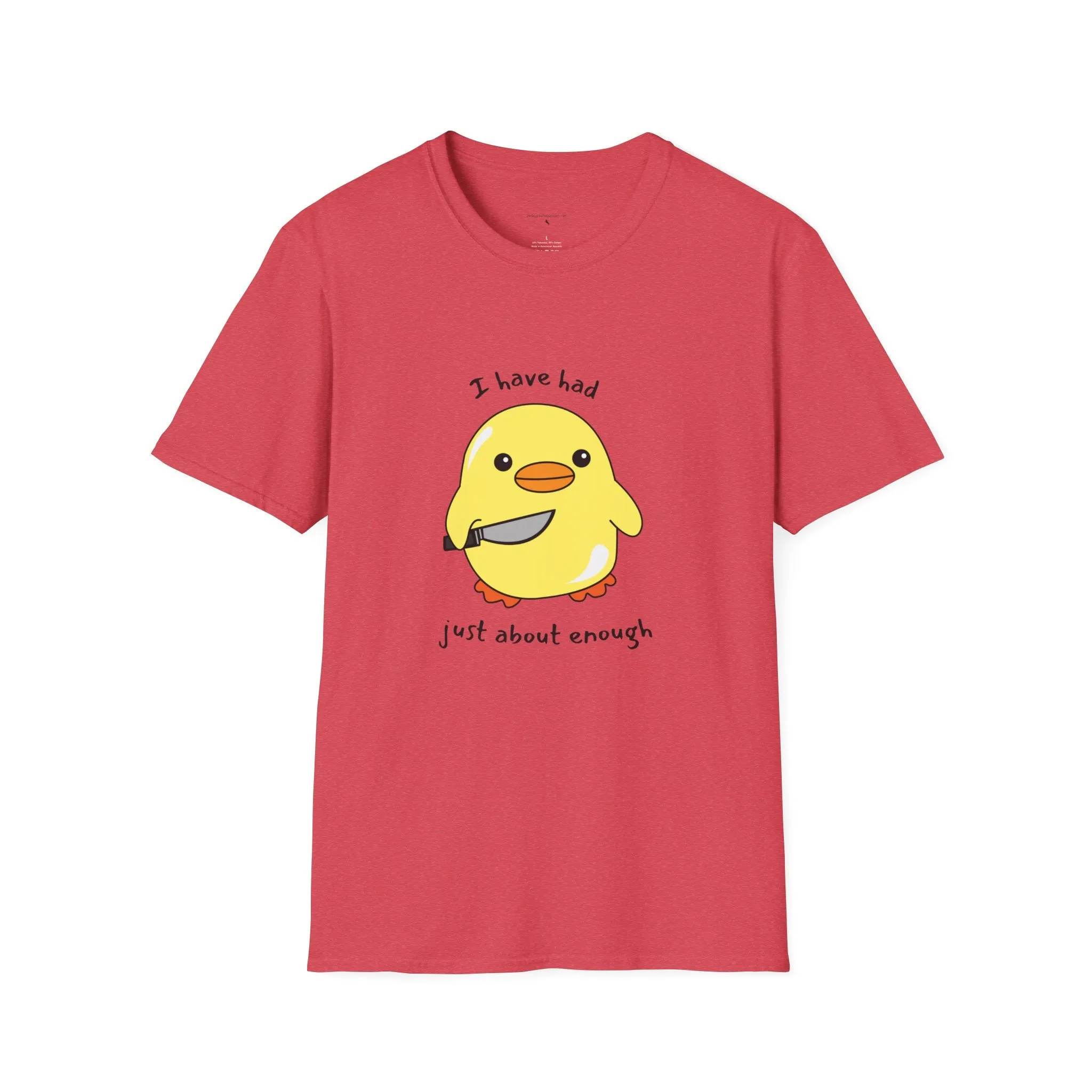 Cute Angry Chick Unisex Softstyle T-Shirt