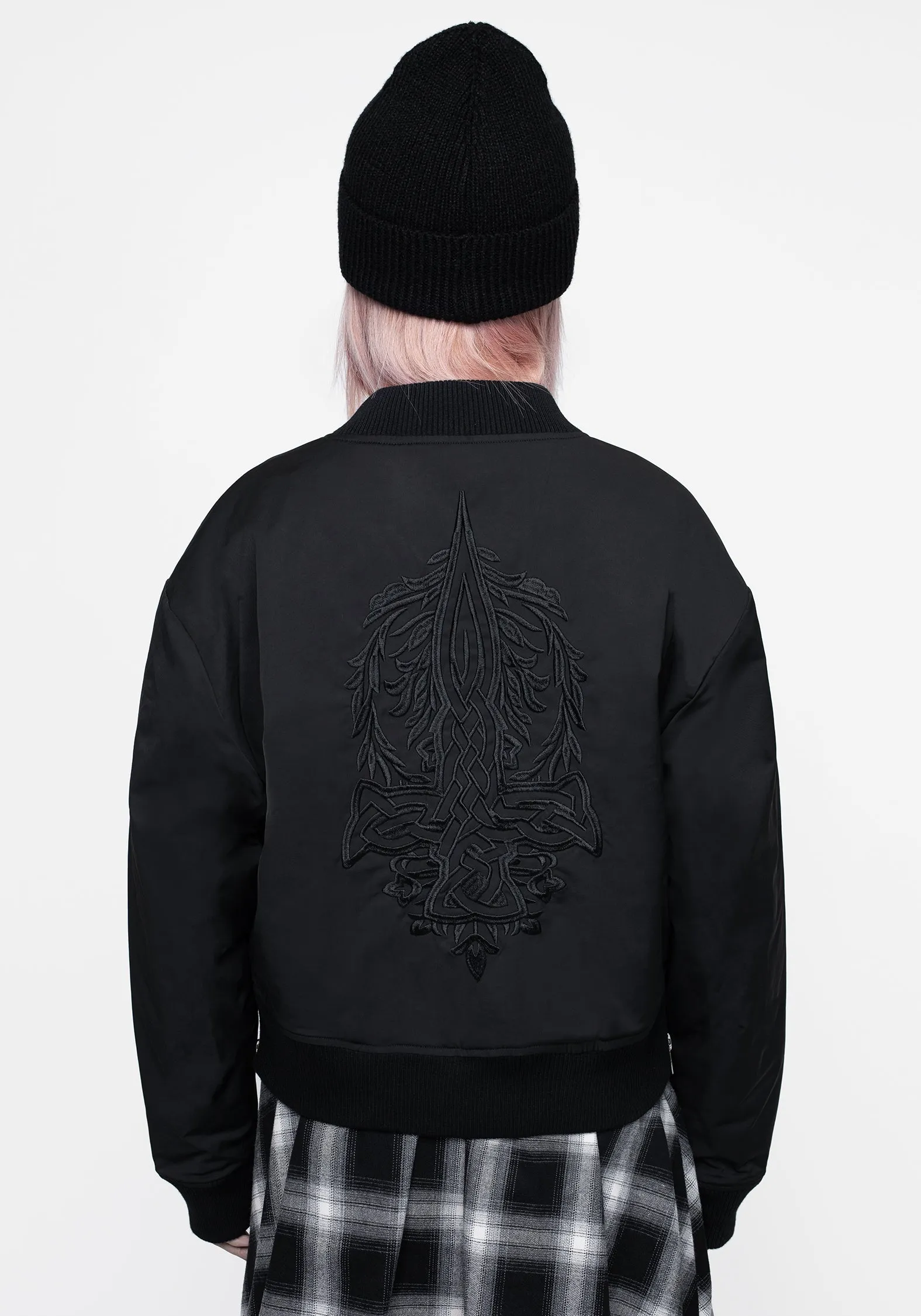 Daine Embroidered Bomber Jacket