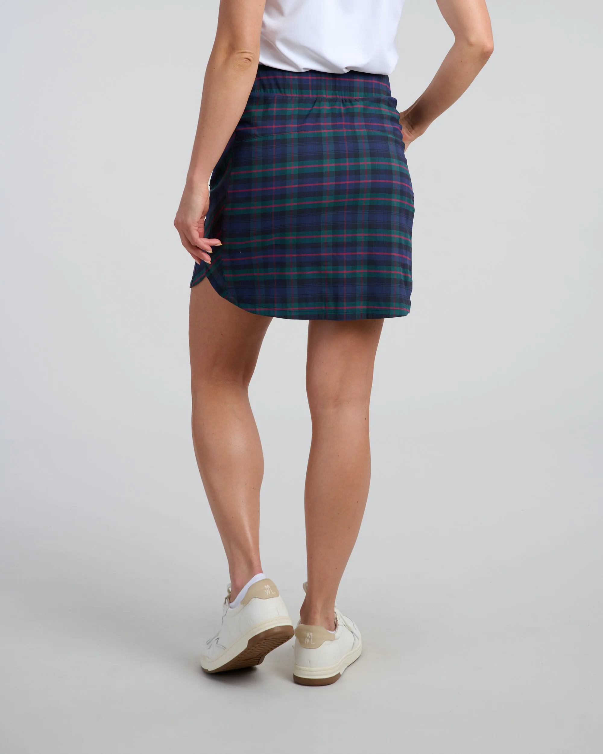 Dark Tartan Women's Spinner Skirt