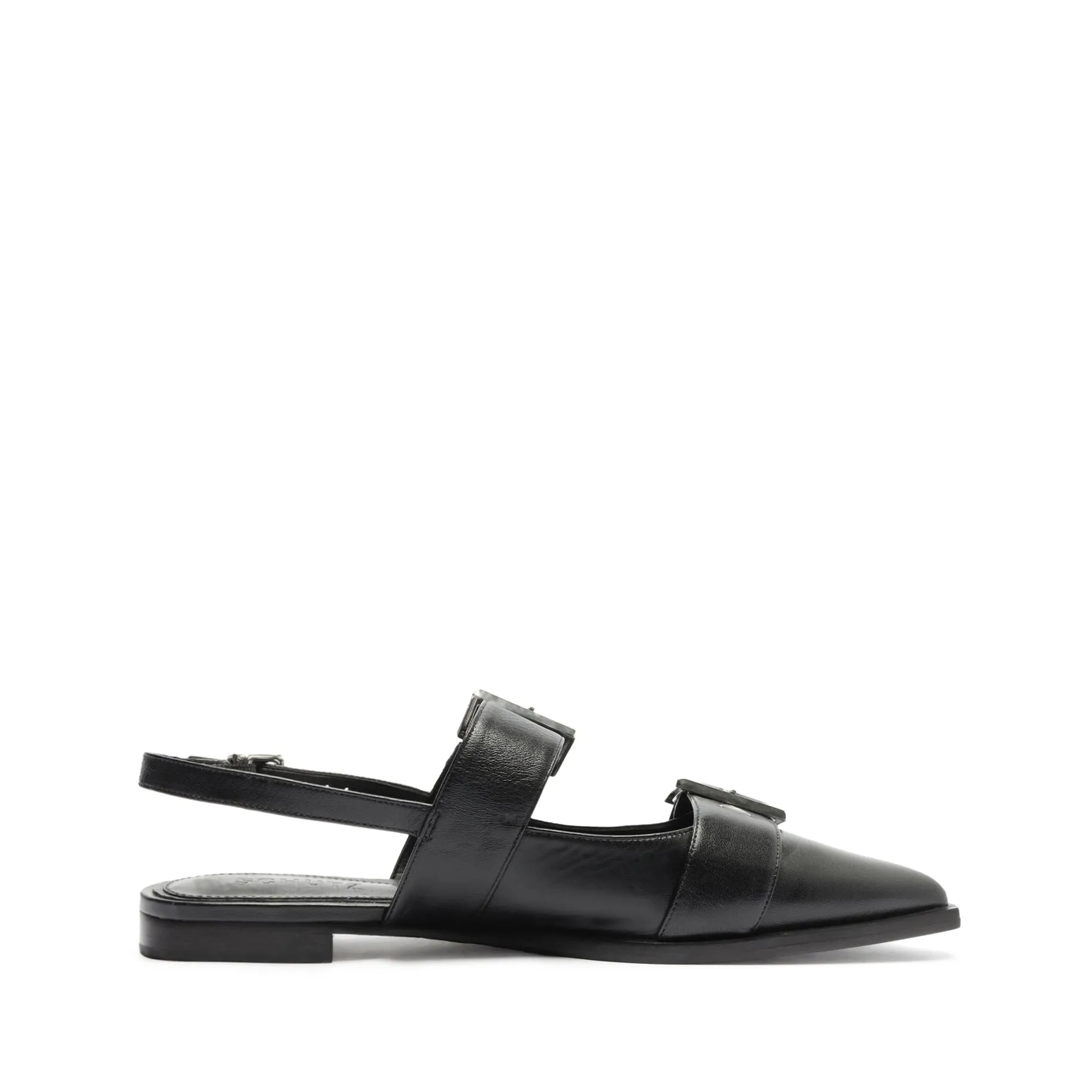 Darla Sling Leather Flat