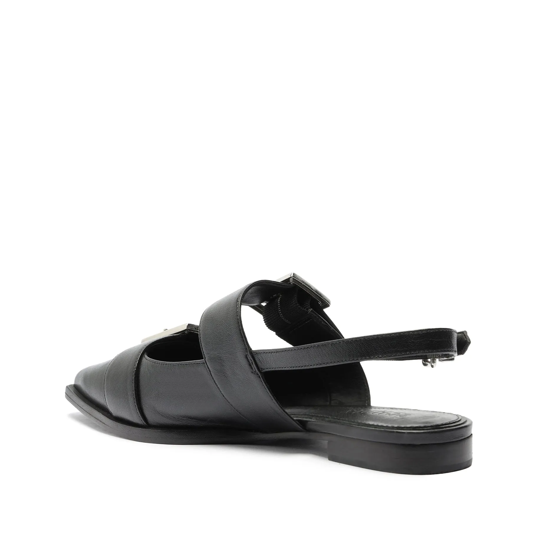 Darla Sling Leather Flat